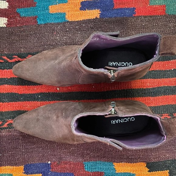 Gucinari Suede Leather Pointed Toe Boots - Men's US 8, EU 41 - Picture 3 of 6